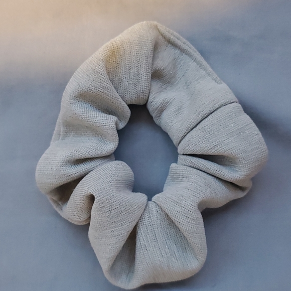 2 sparkly pink and grey scrunchies - Picture 2 of 3